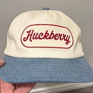 Huckberry Off-White and Denim Blue Hat